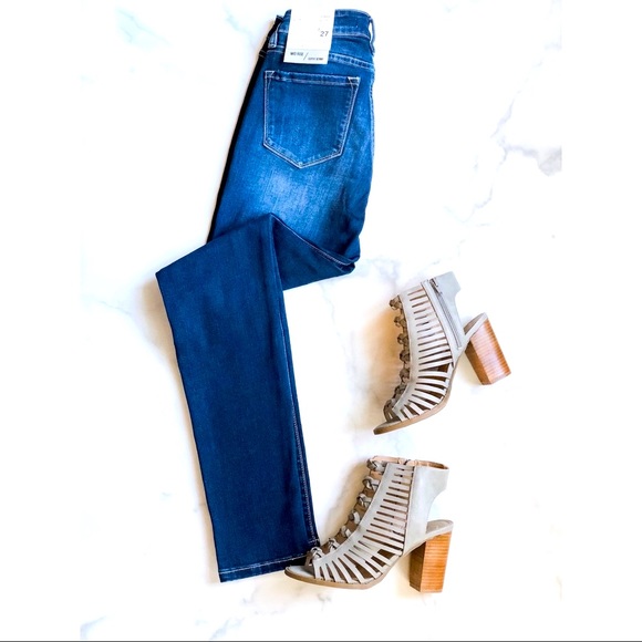 Last 1! kancan skinny jeans faded dark wash KC7085DH size 3/25 - Picture 11 of 14